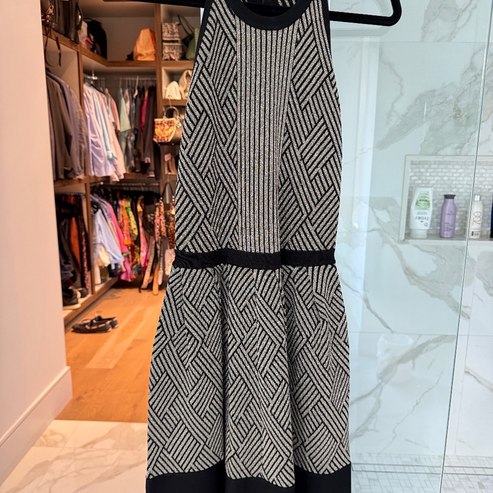 Knit fit and flare dress by Parker